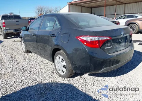 2016 Toyota Corolla Le from USA, damaged, VIN 2T1BURHE2GC648277